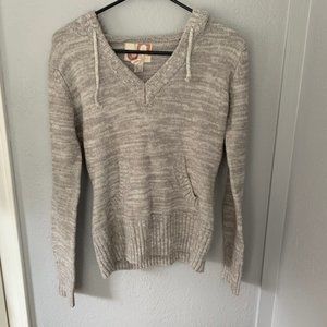 Grey long sleeve hoodie size large